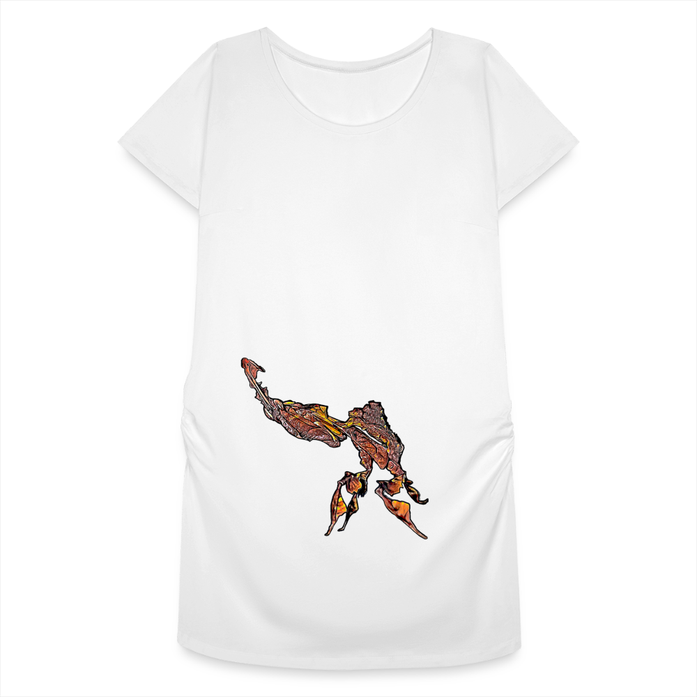 Frauen Schwangerschafts-T-Shirt Phyllocrania paradoxa male - weiß