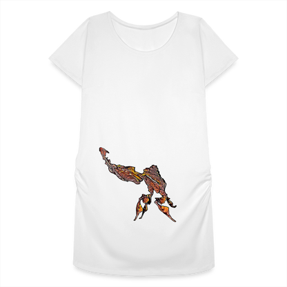 Frauen Schwangerschafts-T-Shirt Phyllocrania paradoxa male - weiß