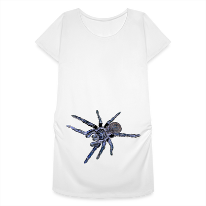 Frauen Schwangerschafts-T-Shirt Pterinopelma sazimai - weiß