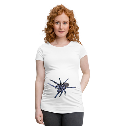 Frauen Schwangerschafts-T-Shirt Pterinopelma sazimai - weiß
