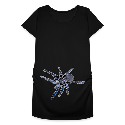 Frauen Schwangerschafts-T-Shirt Pterinopelma sazimai - Schwarz