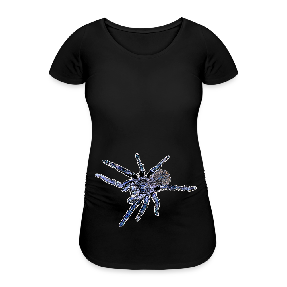 Frauen Schwangerschafts-T-Shirt Pterinopelma sazimai - Schwarz