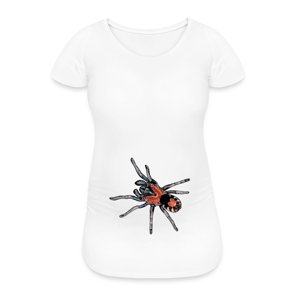 Frauen Schwangerschafts-T-Shirt Cyriocosmus elegans - weiß