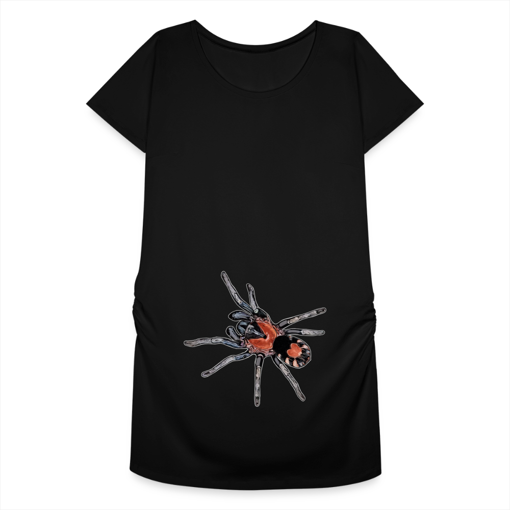Frauen Schwangerschafts-T-Shirt Cyriocosmus elegans - Schwarz