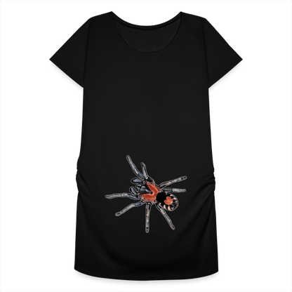 Frauen Schwangerschafts-T-Shirt Cyriocosmus elegans - Schwarz