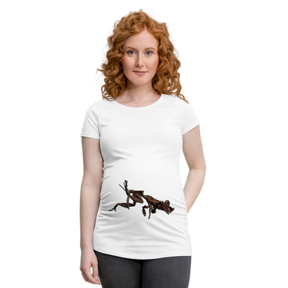 Frauen Schwangerschafts-T-Shirt Phyllocrania paradoxa female 2 - weiß