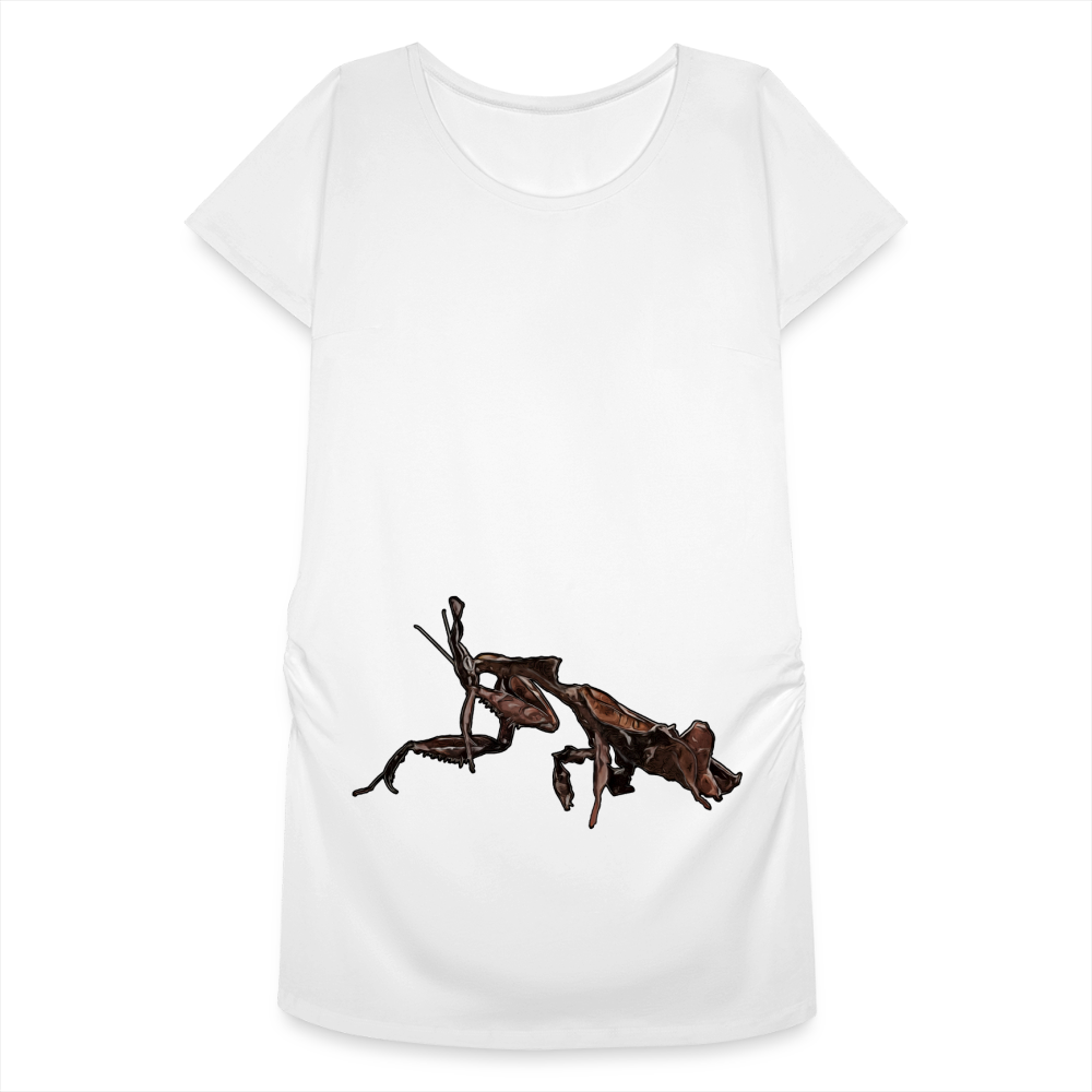 Frauen Schwangerschafts-T-Shirt Phyllocrania paradoxa female 2 - weiß