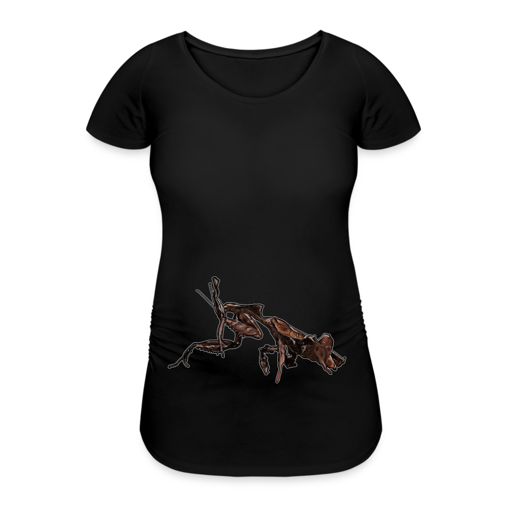 Frauen Schwangerschafts-T-Shirt Phyllocrania paradoxa female 2 - Schwarz