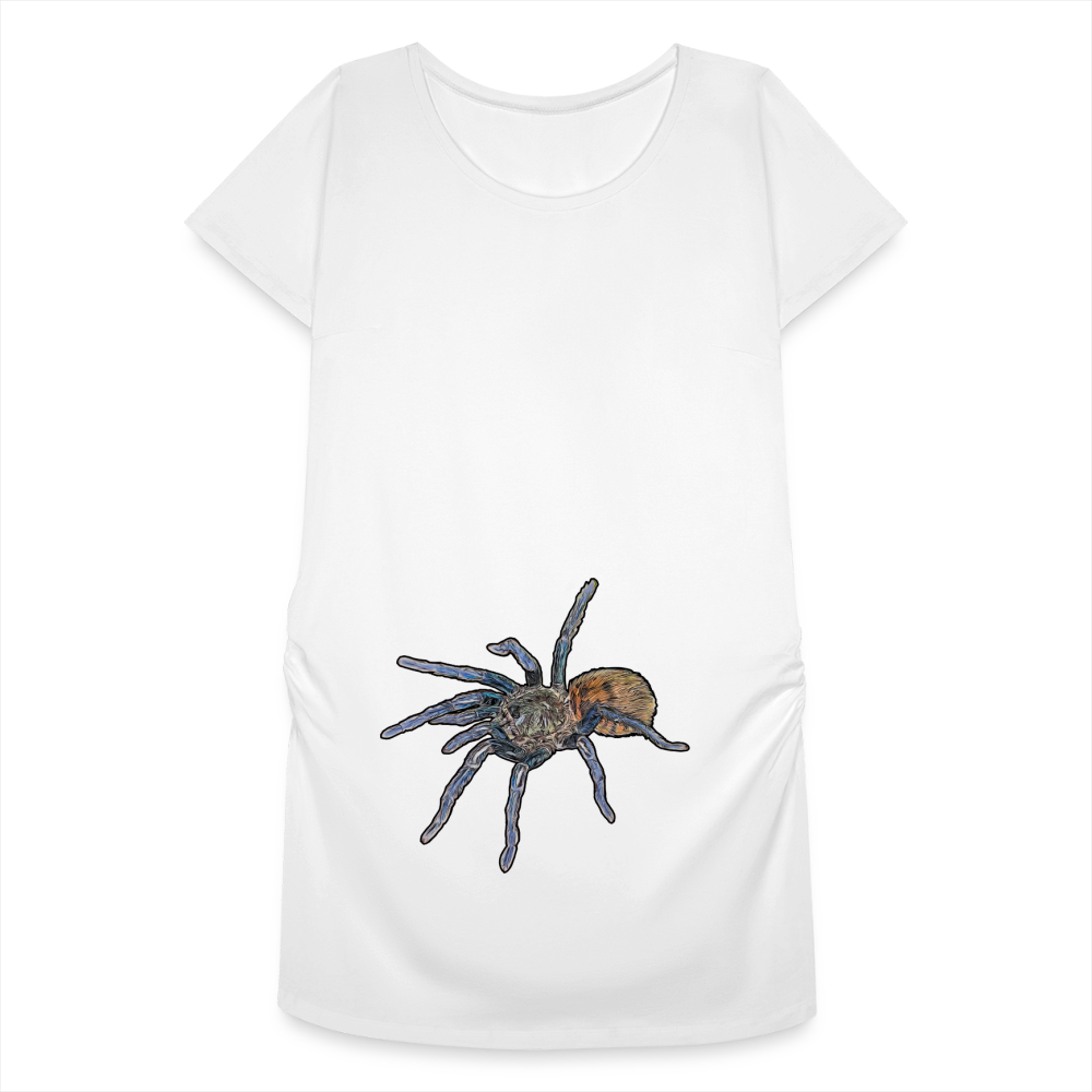 Frauen Schwangerschafts-T-Shirt Chromatopelma cyaneopubescens - weiß