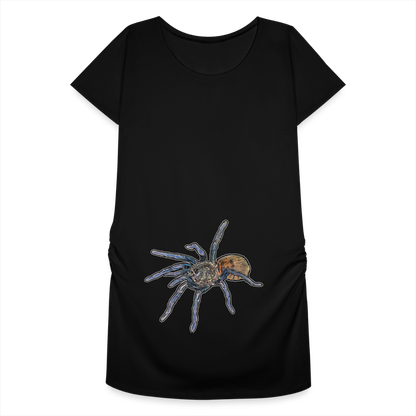 Frauen Schwangerschafts-T-Shirt Chromatopelma cyaneopubescens - Schwarz