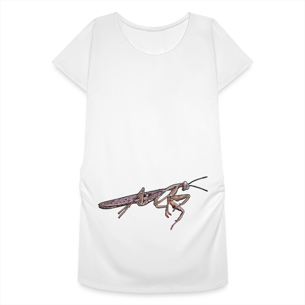 Frauen Schwangerschafts-T-Shirt Rhombodera kirbyi male - weiß