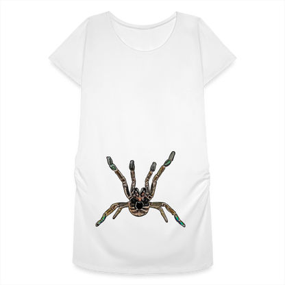 Frauen Schwangerschafts-T-Shirt Pterinochilus murinus tcf - weiß