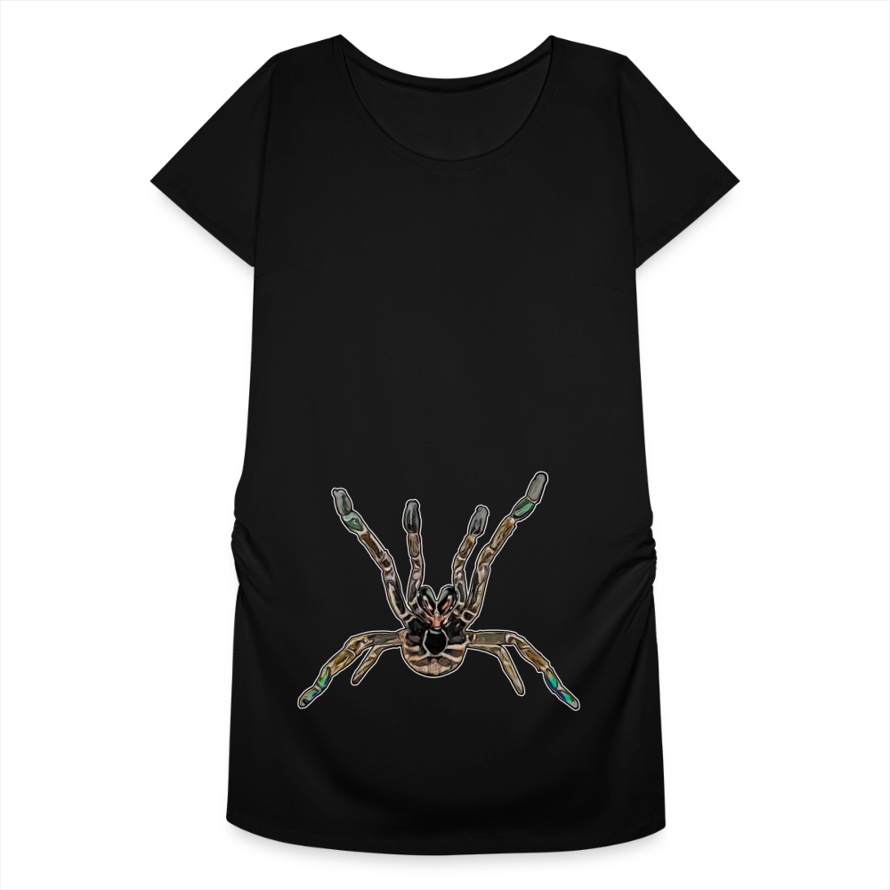 Frauen Schwangerschafts-T-Shirt Pterinochilus murinus tcf - Schwarz