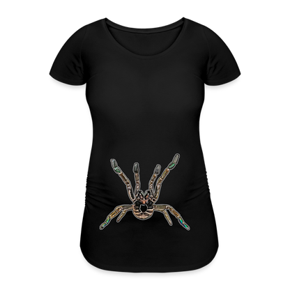 Frauen Schwangerschafts-T-Shirt Pterinochilus murinus tcf - Schwarz