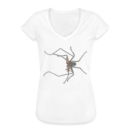 Frauen Vintage T-Shirt Euphrynichus bacillifer - weiß