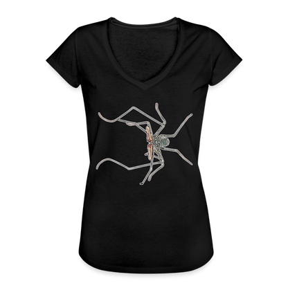 Frauen Vintage T-Shirt Euphrynichus bacillifer - Schwarz