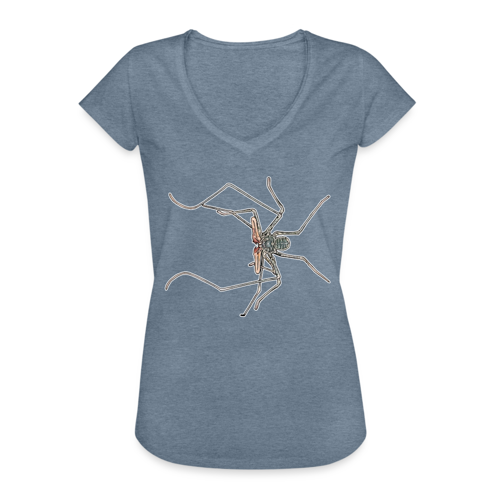 Frauen Vintage T-Shirt Euphrynichus bacillifer - Vintage Denim