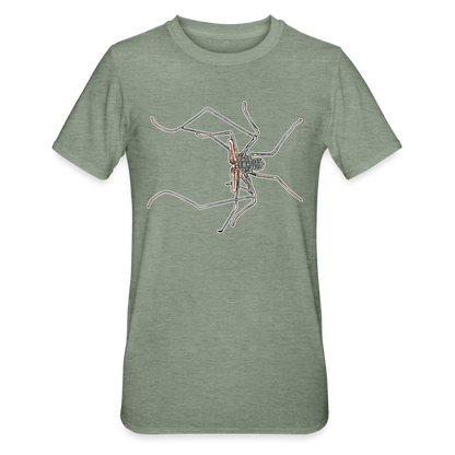 Unisex T-Shirt Euphrynichus bacillifer - Militärgrün meliert