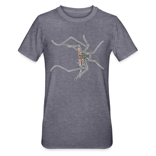 Unisex T-Shirt Euphrynichus bacillifer - Navy meliert