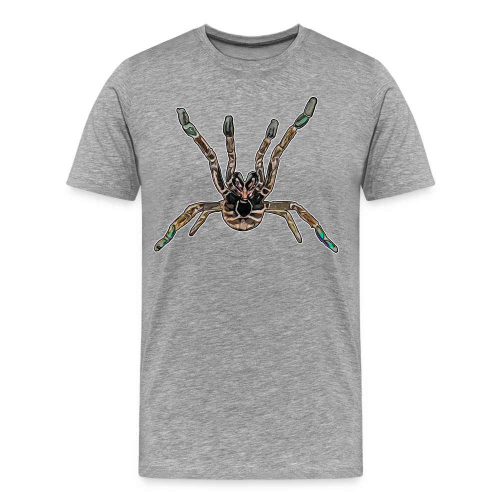 Männer Basic T-Shirt Pterinochilus murnius tcf - Grau meliert