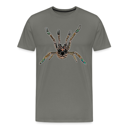 Männer Basic T-Shirt Pterinochilus murnius tcf - Asphalt