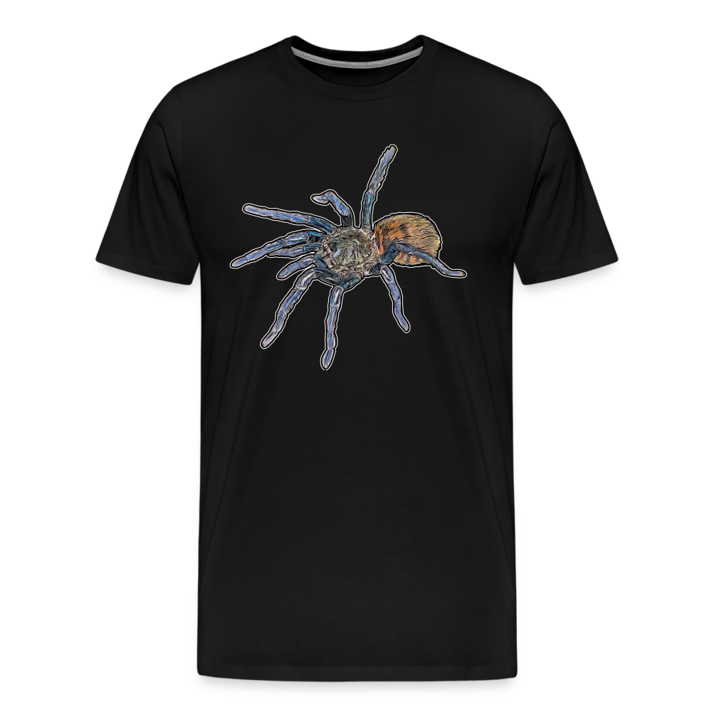 Männer Basic T-Shirt Chromatopelma cyaneopubescens - Schwarz