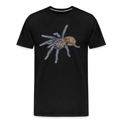 Männer Basic T-Shirt Chromatopelma cyaneopubescens - Schwarz