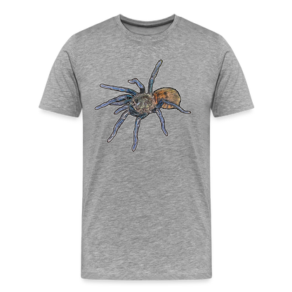 Männer Basic T-Shirt Chromatopelma cyaneopubescens - Grau meliert