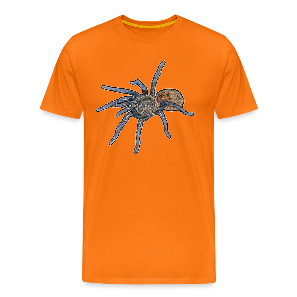 Männer Basic T-Shirt Chromatopelma cyaneopubescens - Orange