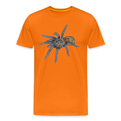 Männer Basic T-Shirt Chromatopelma cyaneopubescens - Orange