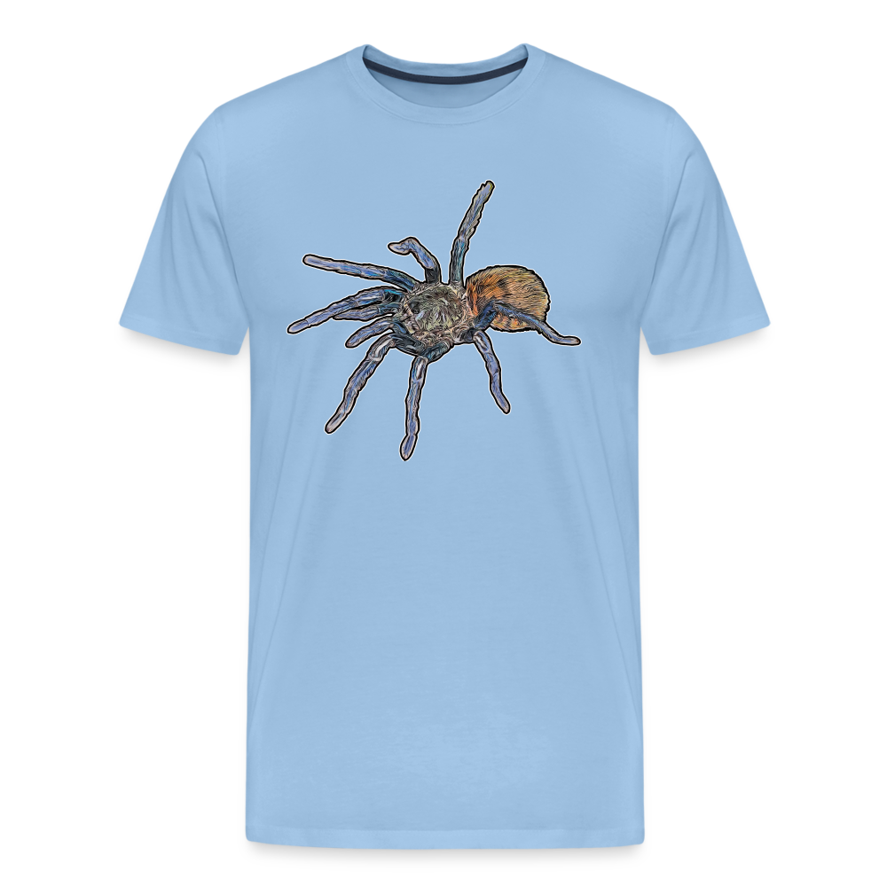 Männer Basic T-Shirt Chromatopelma cyaneopubescens - Sky