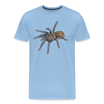 Männer Basic T-Shirt Chromatopelma cyaneopubescens - Sky