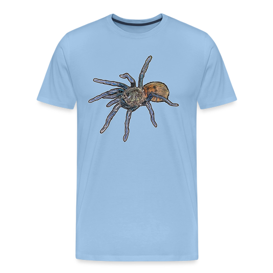 Männer Basic T-Shirt Chromatopelma cyaneopubescens - Sky
