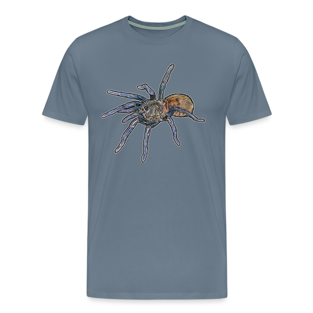 Männer Basic T-Shirt Chromatopelma cyaneopubescens - Blaugrau