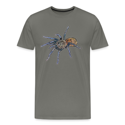 Männer Basic T-Shirt Chromatopelma cyaneopubescens - Asphalt