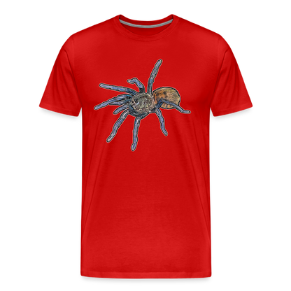 Männer Basic T-Shirt Chromatopelma cyaneopubescens - Rot
