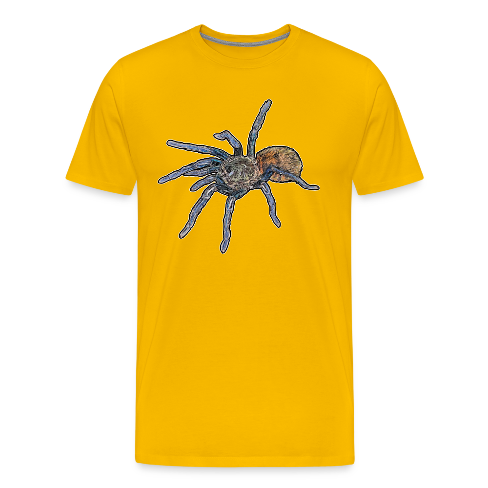 Männer Basic T-Shirt Chromatopelma cyaneopubescens - Sonnengelb