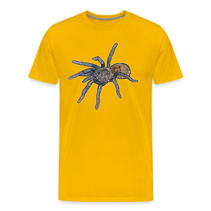 Männer Basic T-Shirt Chromatopelma cyaneopubescens - Sonnengelb