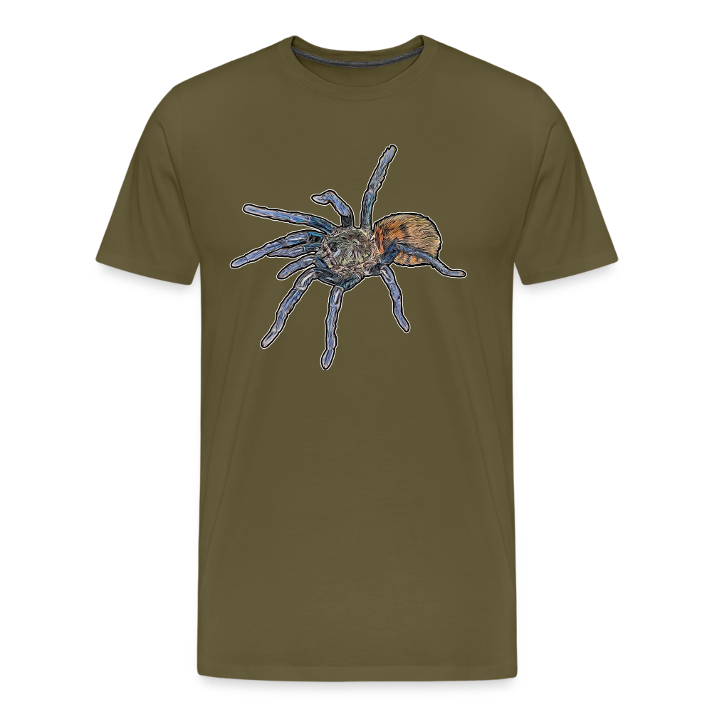 Männer Basic T-Shirt Chromatopelma cyaneopubescens - Khaki