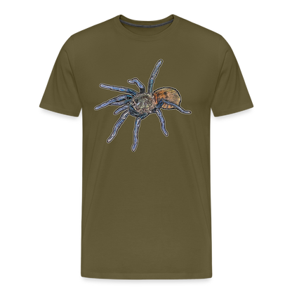Männer Basic T-Shirt Chromatopelma cyaneopubescens - Khaki
