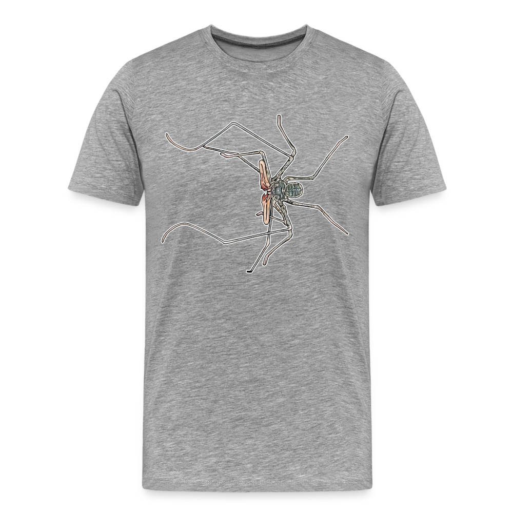 Männer Basic T-Shirt Euphrynichus bacillifer - Grau meliert