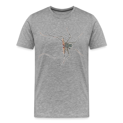 Männer Basic T-Shirt Euphrynichus bacillifer - Grau meliert
