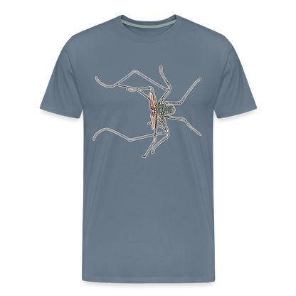 Männer Basic T-Shirt Euphrynichus bacillifer - Blaugrau