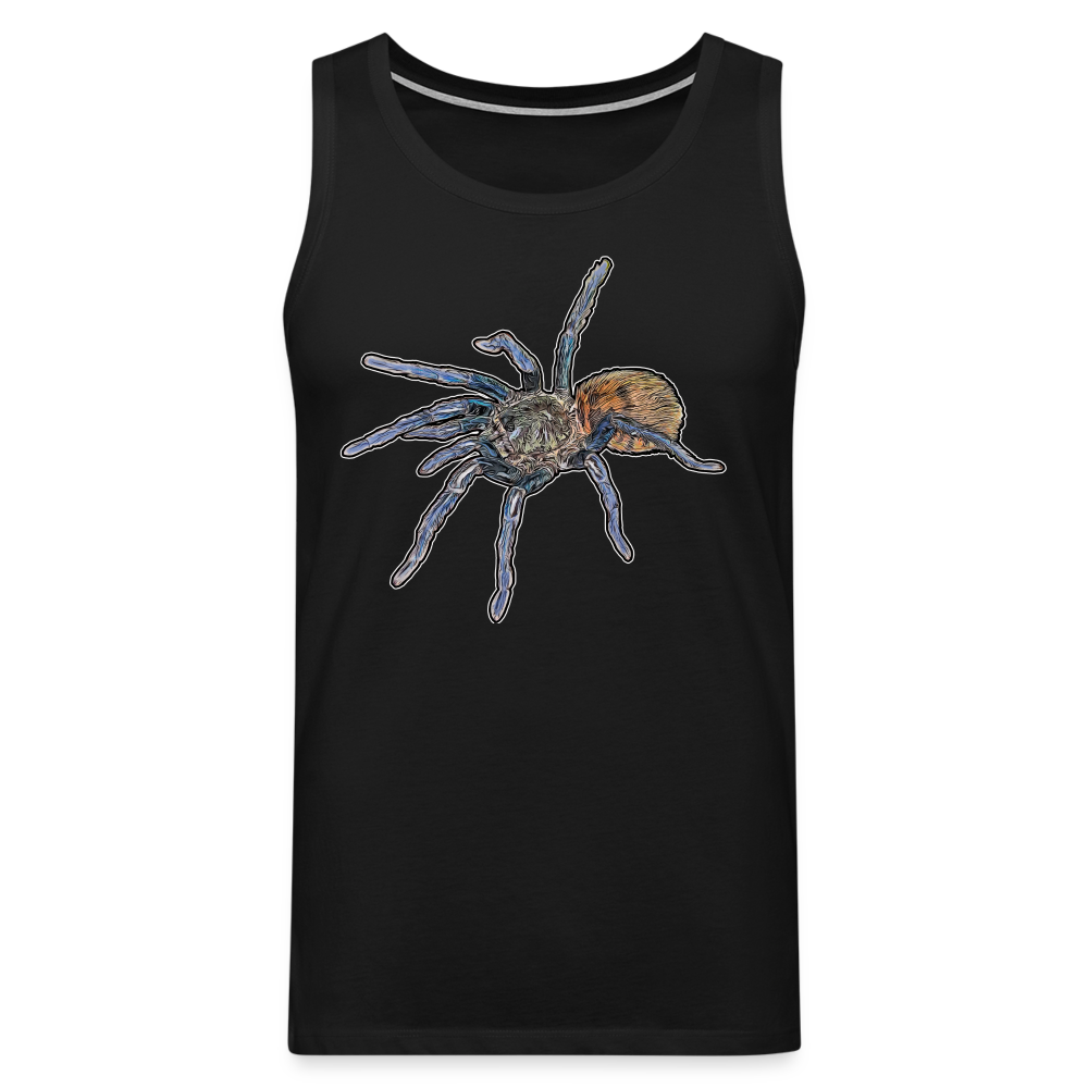 Männer Tank Top Chromatopelma cyaneopubescens - Schwarz