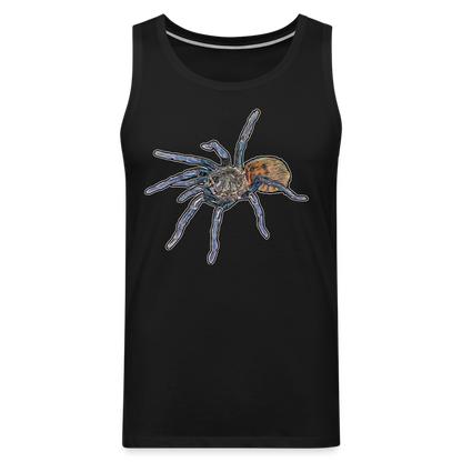 Männer Tank Top Chromatopelma cyaneopubescens - Schwarz