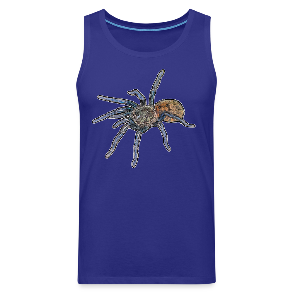 Männer Tank Top Chromatopelma cyaneopubescens - Königsblau