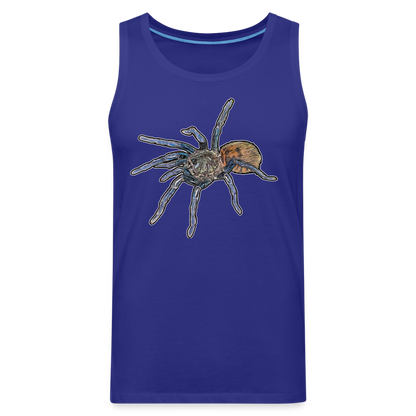 Männer Tank Top Chromatopelma cyaneopubescens - Königsblau