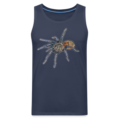 Männer Tank Top Chromatopelma cyaneopubescens - Navy