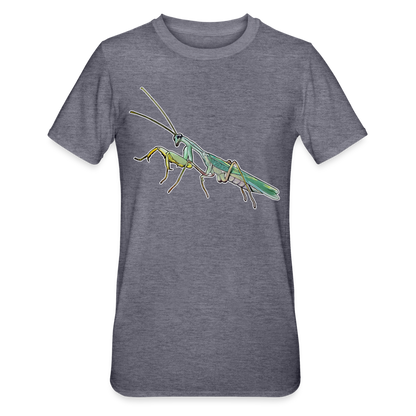 Unisex T-Shirt Sphodromantis lineola male - Navy meliert