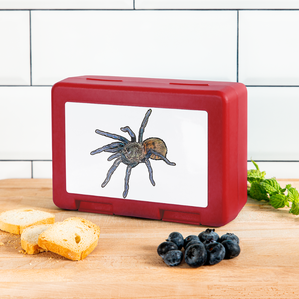 Lunchbox Chromatopelma cyaneopubescens - Rot